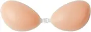 [Generic] Invisible Silicone Bra Push up Adhesive Sticky Strapless Front Closure Bras for Sexy Backless Dress