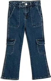 [Koton] Girls's Cargo Jeans Pockets Cotton Pants