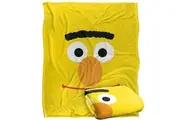 Sesame Street Face Bert Blanket (Multicoloured) (One Size)