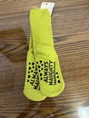 Dr Seuss GRINCH Adult Faux Shearling Sweater Knit Slipper Socks One Size