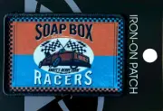 Knotts Berry Farm Iron On Patch Discontinued WACKY SOAP BOX RACERS Ride