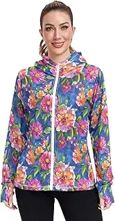 [Caihoyu] Plain Hoodie Long Sleeve Swim Shirts UPF 50+ Protection Gym People Sweatshirt for Hiking Outdoor, Multicolor07, Small