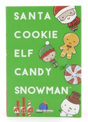 Santa Cookie Elf Candy Snowman Card Game
