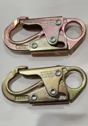 6-PACK Double locking Rope Snap Hook (5000 LBS gate strength)