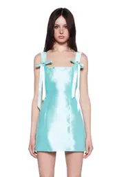 [Current Mood] Pixie Stardust Mini Dress - Aqua