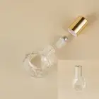 Transparent Perfume Roll On Bottle Glass Refillable Empty Essential Oil Bottle