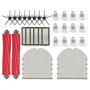 Main Side Brush, HEPA Filter, Mop Cloth Dust Bag for Max/Max+/Plus/T8 Robot Vacuum