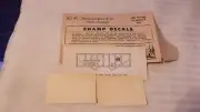 HO Scale Pennsylvania Twin Hopper Car Decal Set, Champ Decals HC-47 BNOS