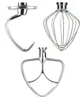 KitchenAid 3KSM150PSTAQ0 Mixer Hook Beater Whip Stainless Steel Set