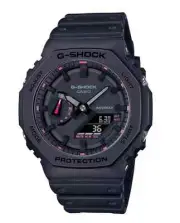 Casio G-Shock Ana-Digi 2100 SERIES Pink Matte Black Rubber GA2100P-1A