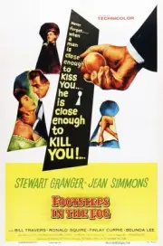 Footsteps In The Fog poster Jean Simmons Stewart Granger on 1955 Old Photo