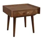 Timber Side Bedside Table Wooden Modern Bedroom Living Danish Elegant Tasmin