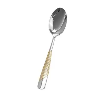 GUYSTOOL 西餐餐具 時尚金鑽 湯匙 造型湯匙 不銹鋼餐具 長湯匙 MIT-GSS23 濃湯匙 小湯匙 不鏽鋼湯匙