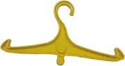 B Baosity Multi Purpose Wetsuit Hanger for Scuba Diving BCD Surfing Wetsuit Drysuit Swimsuit Clothes Holder - Yellow