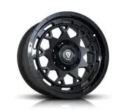 To Suit GWM ALPHA WHEELS PACKAGE: 17x9.0 Grudge Offroad G08 Satin Black with ...