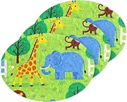Animal Zoo Giraffe Elephant Monkey Absorbent Clean sponges Magic Eraser Multipurpose Decorative Kitchen sponges for Washing Dishes for Dishes,Pots,Pans All at Once (3 Count)