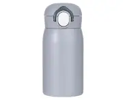 320Ml Vacuum Thermos Bottle, Stainless Steel Thermos Coffee Travel Mug, Bpa-Free Thermos Bottle,Grey