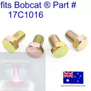 4 x Hexagonal Head Bolt Cap Screw for Bobcat 17C1016 High Tensile Yellow Zinc