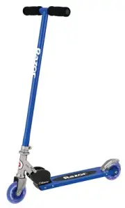 Razor S Folding Kick Scooter with Light-up Wheel - Blue for Kids Ages 5+