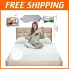 Soft Organic Cotton Grounding Fitted Sheet King Size - Silk & Silver Infused