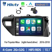 32GB 10.1" Carplay Android Car Stereo Radio Head Unit For Toyota Hulix 2016-2018