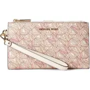 Michael Michael Kors Signature Double-Zip Wristlet - Smky Rse M