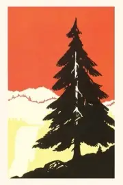 Vintage Journal Lone Pine Silhouette by Found Image Press (English) Paperback Bo