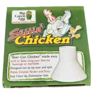 Big Green Egg BGE Ceramic Vertical Chicken Roaster 5.25"x5.25" New In Box