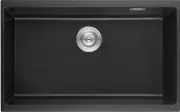 810*460*226mm Matte Black Single Bowl Quartz Undermount Kitchen Sink