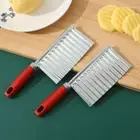 Vegetable Cutter Potato Wavy Edged Cutter Cucumber Slicer Kitchen Chopper-