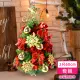 【摩達客】耶誕-2尺/2呎60cm-特仕幸福型裝飾綠色聖誕樹-風華金雪紅緞系全套飾品(超值組不含燈/本島免運費)