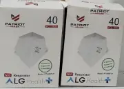 Patriot PT-N95F-01 NIOSH Approved ALG N95 Mask LG Health USA Made QTY 80