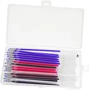 SHINEOFI 1 Set Heat Erasable Ink for Precision Sewing and Embroidery Point Water Soluble Fabric Marker Refill for Tailoring and Quilting