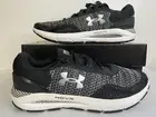 Under Armour Men's Size 10.5 HOVR Intake 6 Black White Running Shoes 3026134-001