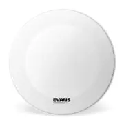 Evans Heads BD24RGCW-NP 24-Inch EQ3 Resonant Coated Bass Drum Heads - White
