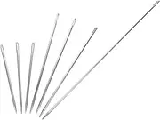 Tofficu 7pcs Steel Needles for Hand Sewing Leather Crafting Quilting Sewing Accessories for Projects Easy Threading Broad Use Crafting and Home Environments