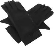 [PACKOVE] 1 Pair Ladies Sun Protection Gloves UV Blocking Half Finger Driving Gloves for Women Non Slip Design for Manicure and Outdoor Use for Cycling and