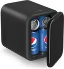 Mini Fridge, 4 Liter/6 Cans Portable Skincare Fridge,AC/12V DC Cooler and Warmer