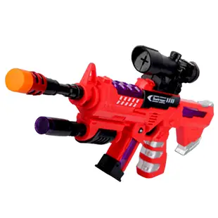 《Crimson》狙擊造型酷炫燈光音效震動功能電動玩具槍