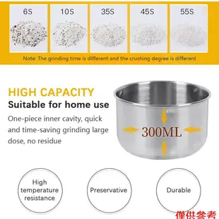 Sun6研磨機家用迷你不鏽鋼電動草本粉碎機四邊刀片150W大功率超細咖啡粉碎機