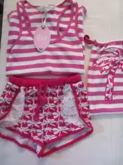 PETER ALEXANDER Womens Tropic Pink Pyjamas Short Set Size XXS NWT