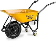 Baumr-AG 40V Battery Powered Wheelbarrow Motorised Electric, 80L Bucket Volume, 260kg Capacity