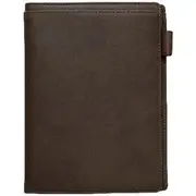 Otto A5 Leather Book Cover with Refill 128 Pages Brown