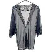 L’Agent Provocateur black lace robe size medium NWT Sexy Beautiful Elegant New
