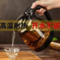 在飛比找樂天市場購物網優惠-家用大容量玻璃茶壺套裝茶杯帶濾網耐高溫水壺泡茶花茶壺茶具沖茶