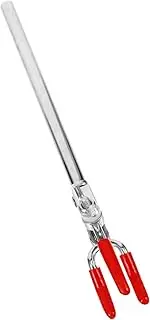 JEWEDECO Flask Clamp Ergonomic Prong Test Tube Holder Clip for Laboratory Use Design Essential Accessory for Condenser Tubes Flasks Comfortable Grip for Efficient Operation
