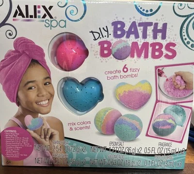 2016 ALEX Toys, Spa DIY Bath Bombs- Kids Can Create 6 Fizzy Bath Bombs