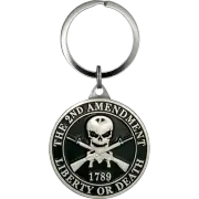 THE 2ND AMENDMENT KEY CHAIN: Liberty or Death