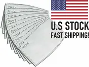 10 Pack PM2.5 Activated Carbon Filters 5 Layer Face Air Mask Filter Replacements