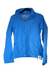 Columbia Women's Switchback III Hooded Full Zip Windbreaker XS Blue